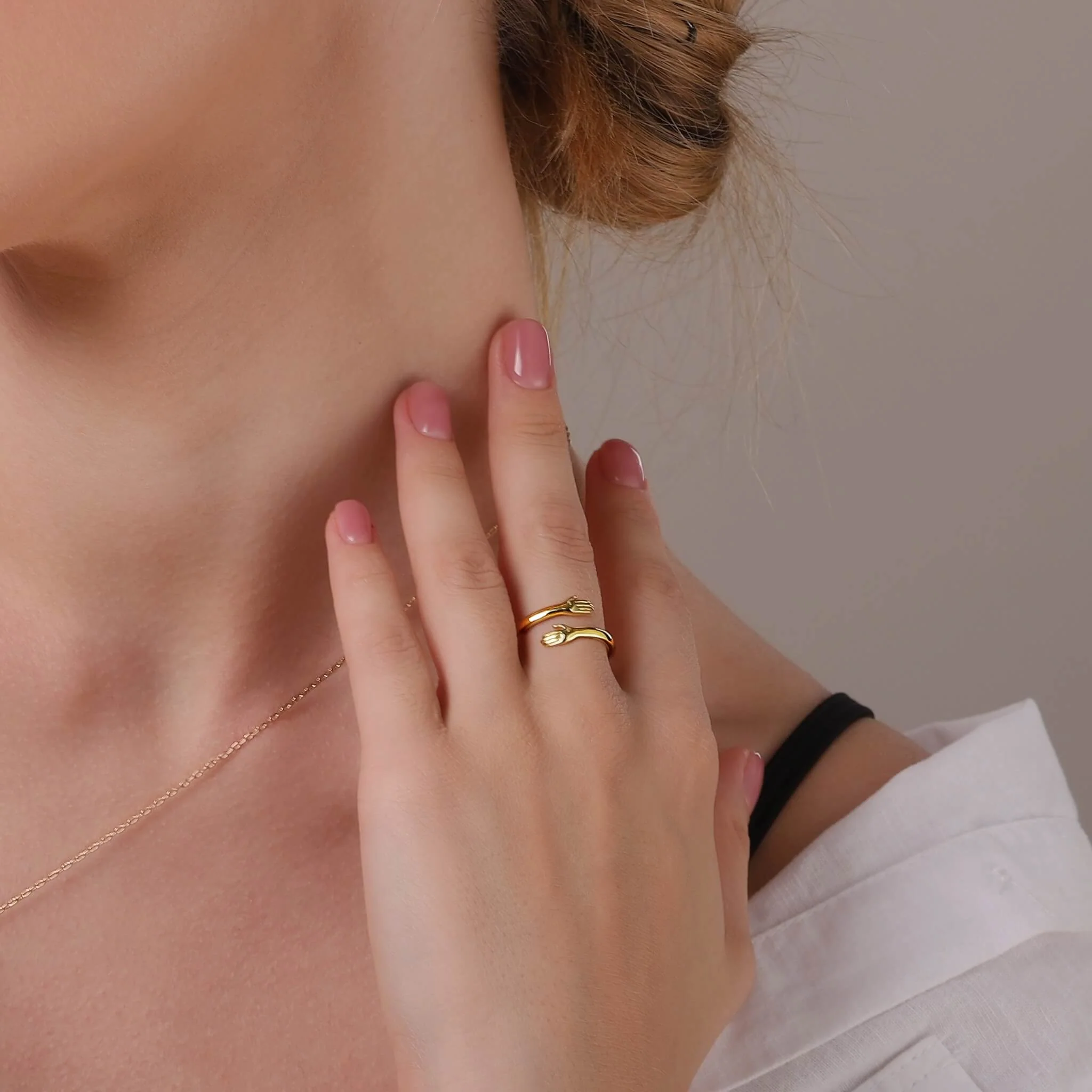 Stephanie – Bague Ajustable Embrassade pour Femmes - Image 6