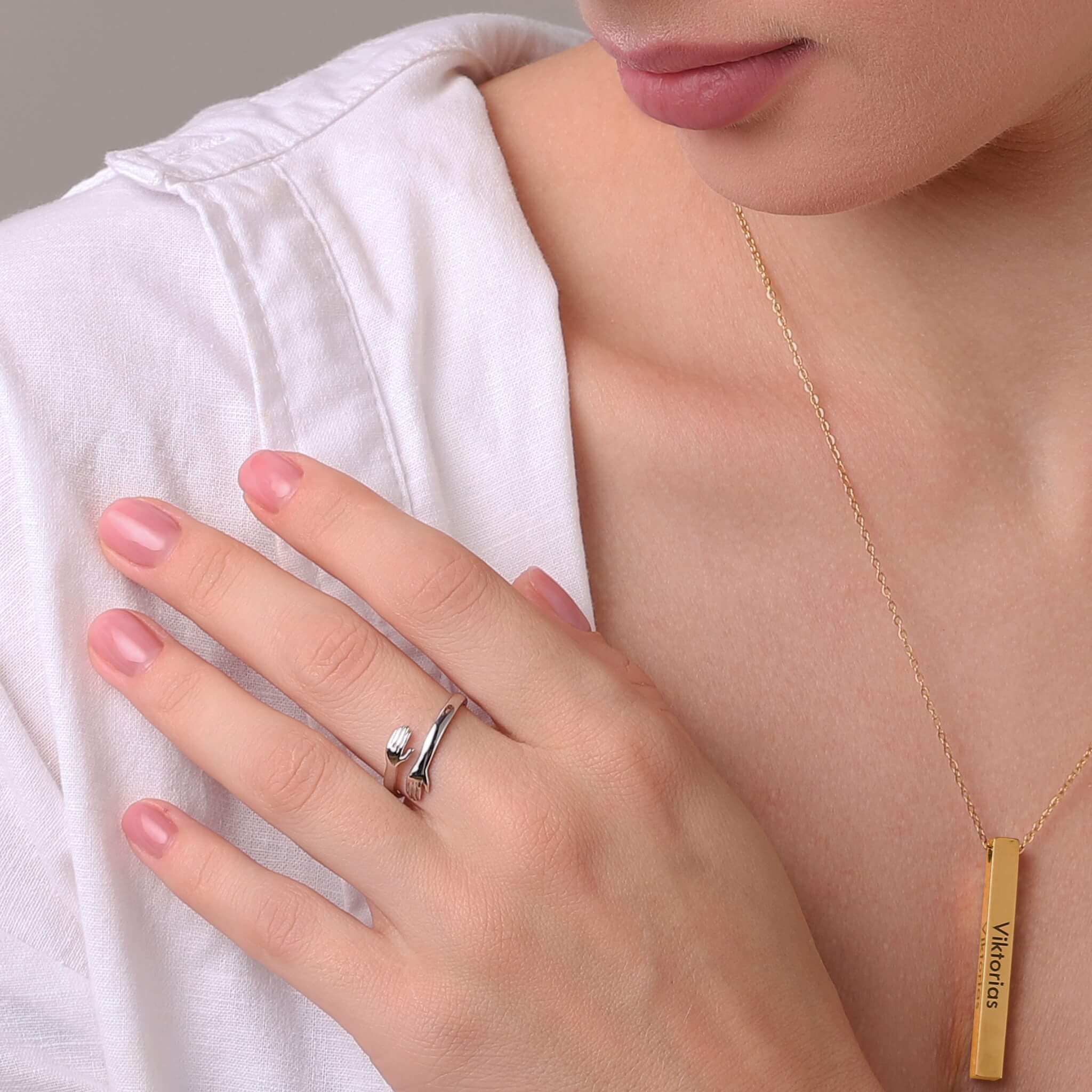 Stephanie – Bague Ajustable Embrassade pour Femmes - Image 7