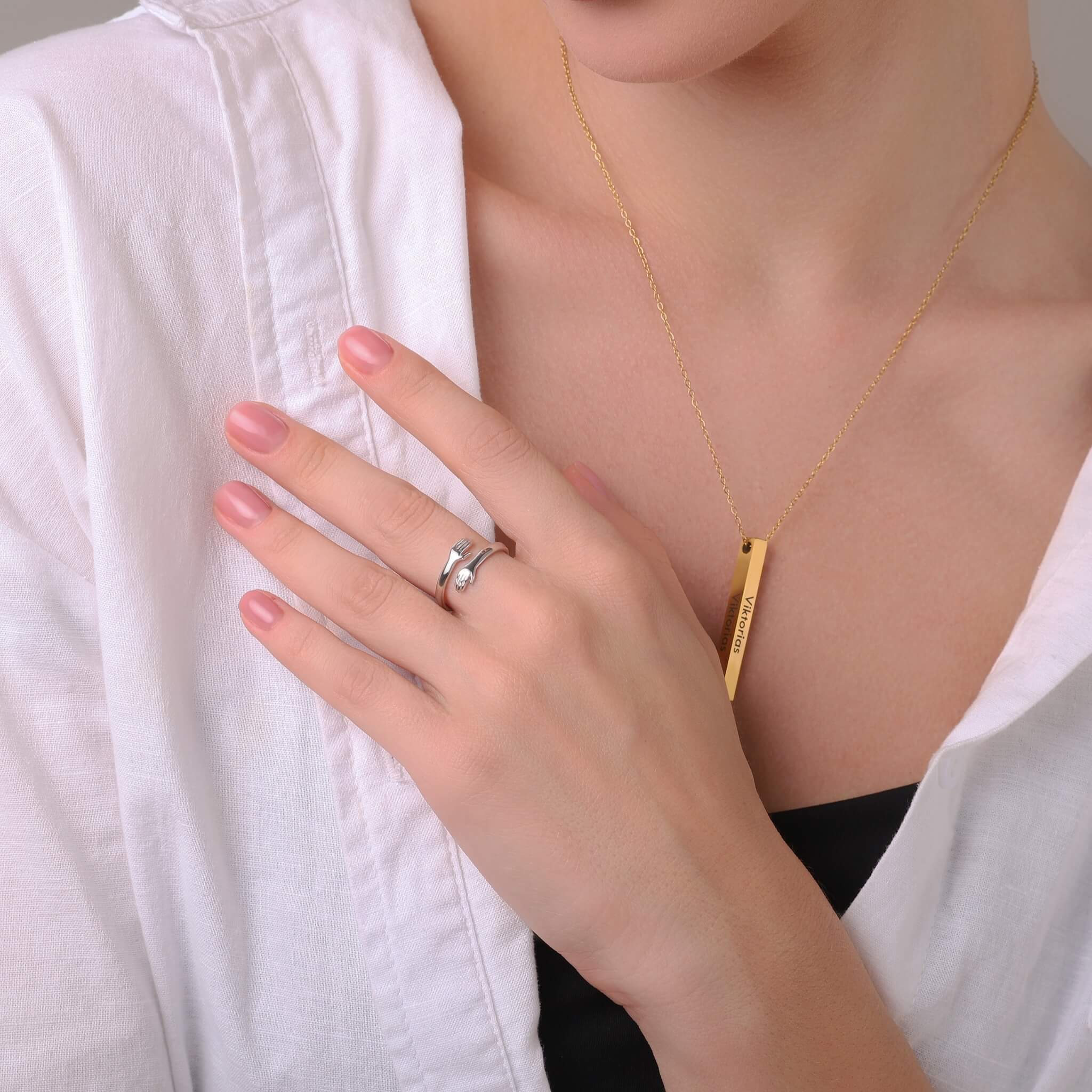 Stephanie – Bague Ajustable Embrassade pour Femmes - Image 8