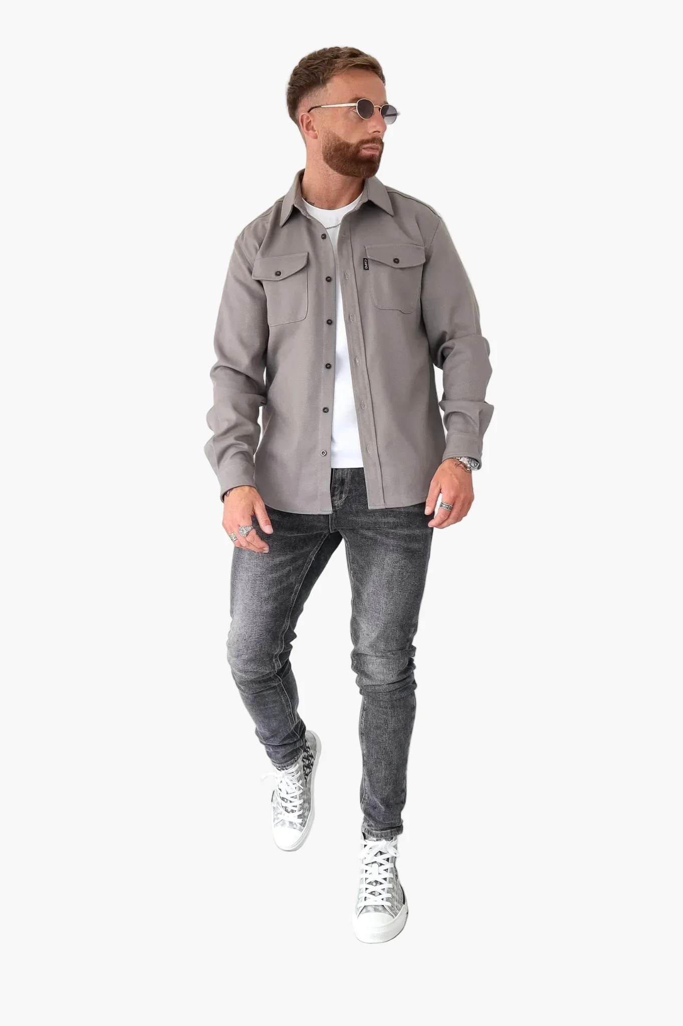 Surchemise décontractée urbaine homme, style moderne polyvalent - Image 4