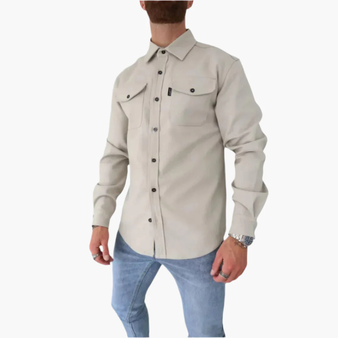 Surchemise Style Veste à Boutons pour Homme – Élégance Décontractée et Polyvalente - Image 13