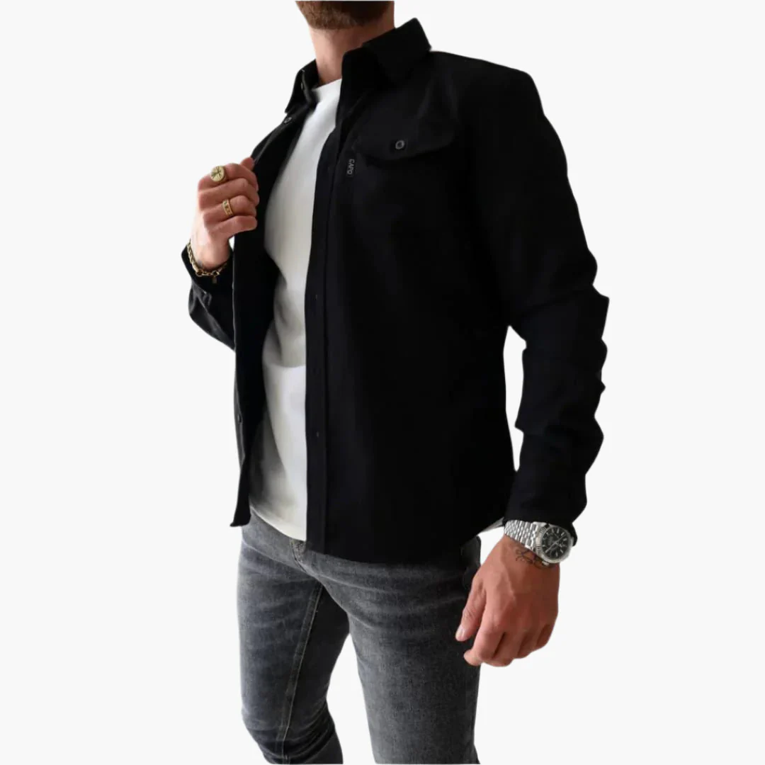 Surchemise Style Veste à Boutons pour Homme – Élégance Décontractée et Polyvalente - Image 6