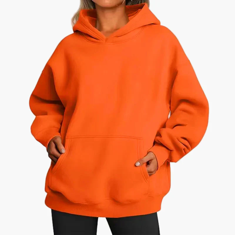 Sweat à Capuche Décontracté Oversize Femme Style Urbain Confort Quotidien - Image 4