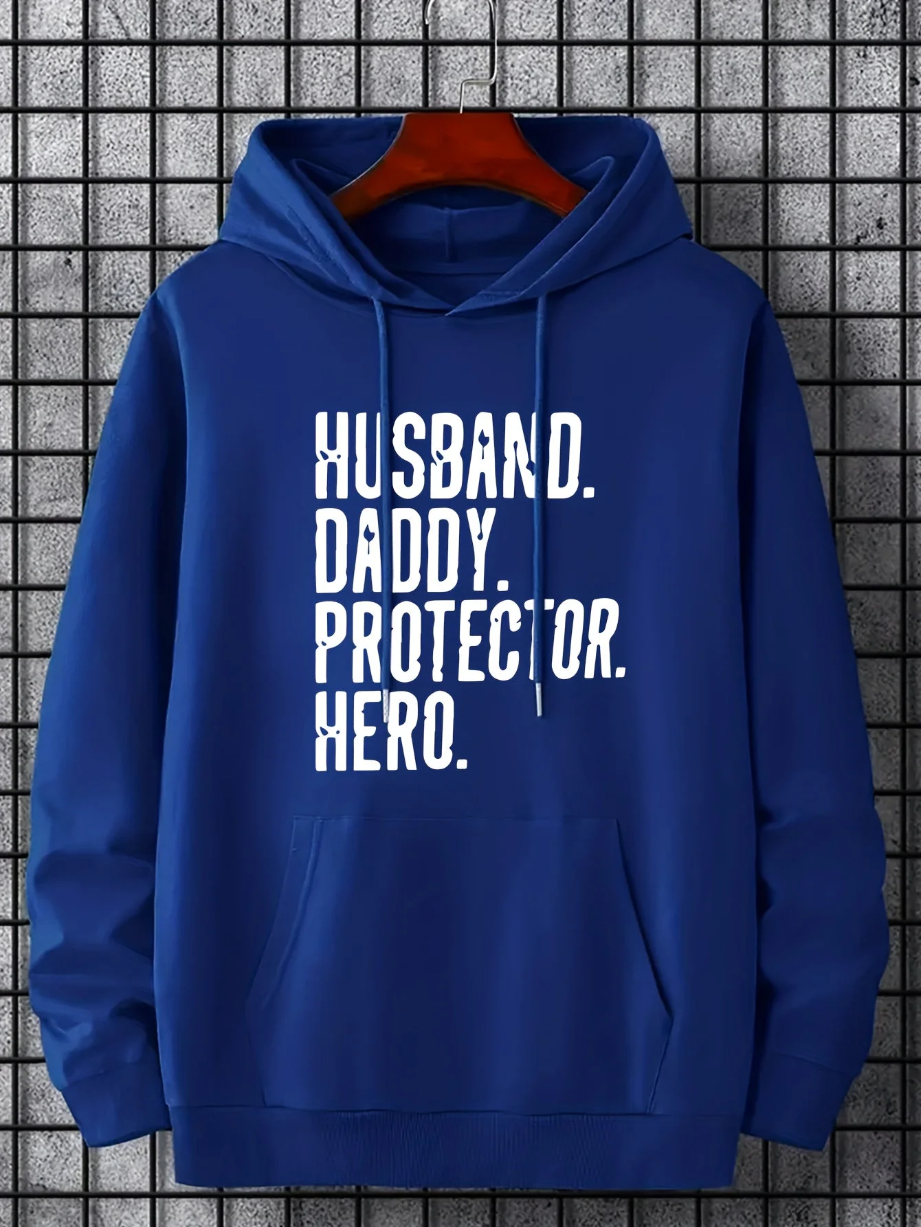 Sweat à Capuche Graphique Homme - HUSBAND DADDY PROTECTOR HERO - Style Décontracté Cadeau Idéal - Image 7