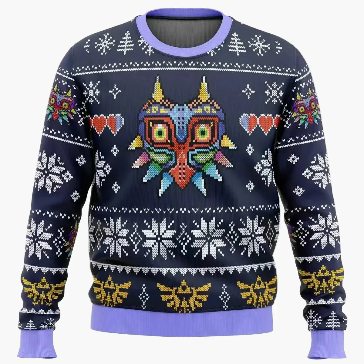 Sweat-shirt homme style geek rétro Majora's Mask Zelda - Pull fantaisie gaming - Image 3