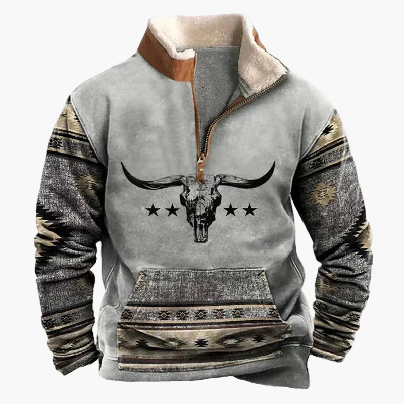Sweat-shirt style western pour homme - Mode décontractée Wild West - Image 15