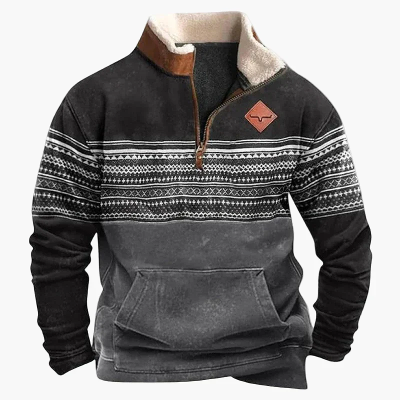 Sweat-shirt style western pour homme - Mode décontractée Wild West - Image 18