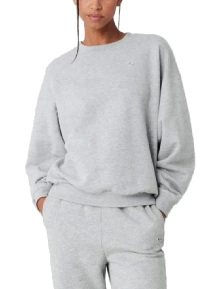 Sweatshirt ample pour femme style urbain décontracté - Image 3