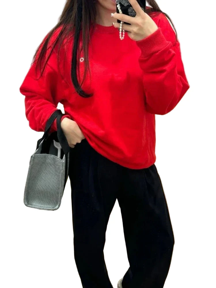 Sweatshirt ample pour femme style urbain décontracté - Image 4