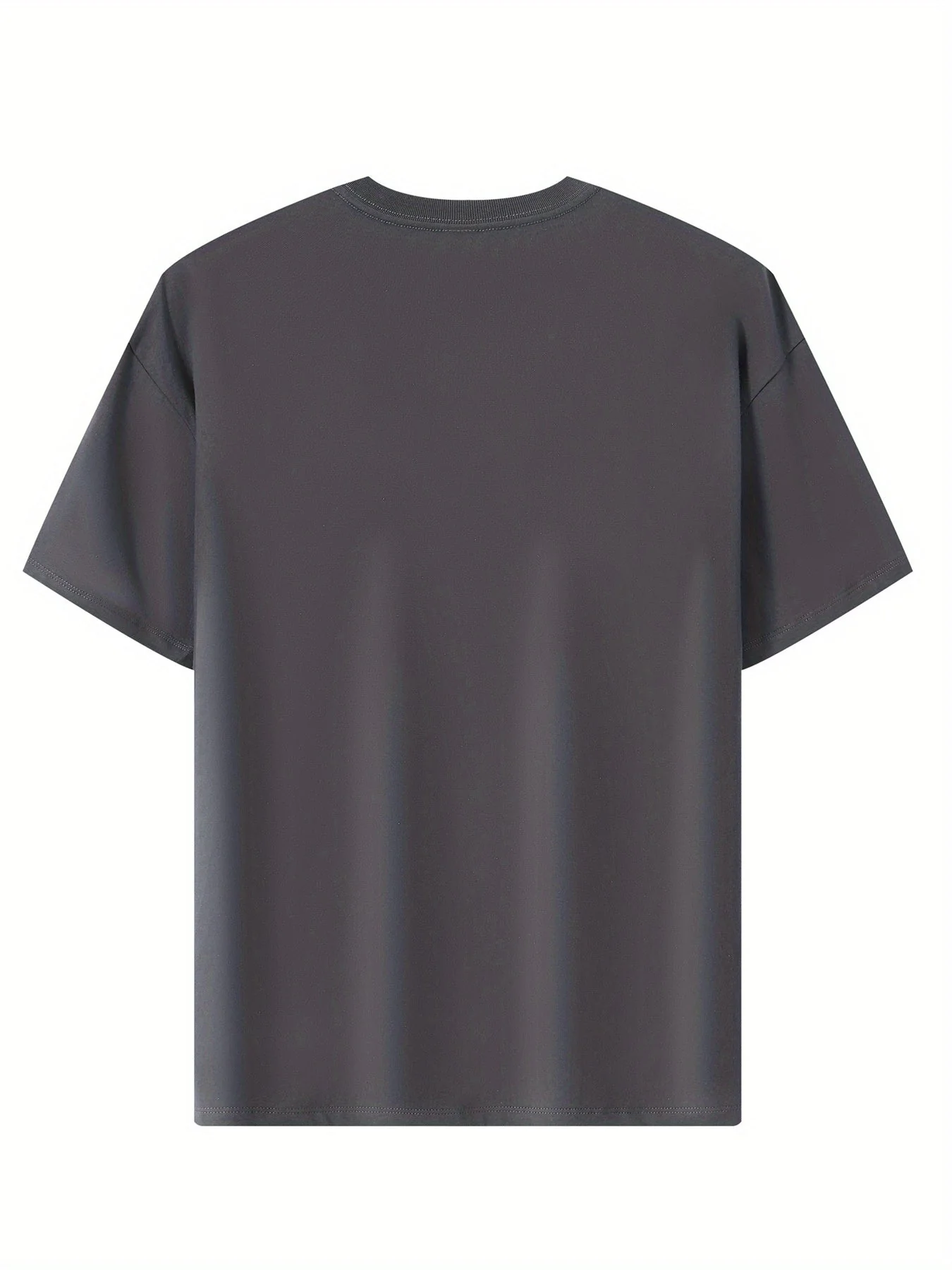 T-shirt basique style décontracté pour homme - Coupe droite, manches courtes, idéal au quotidien - Image 10