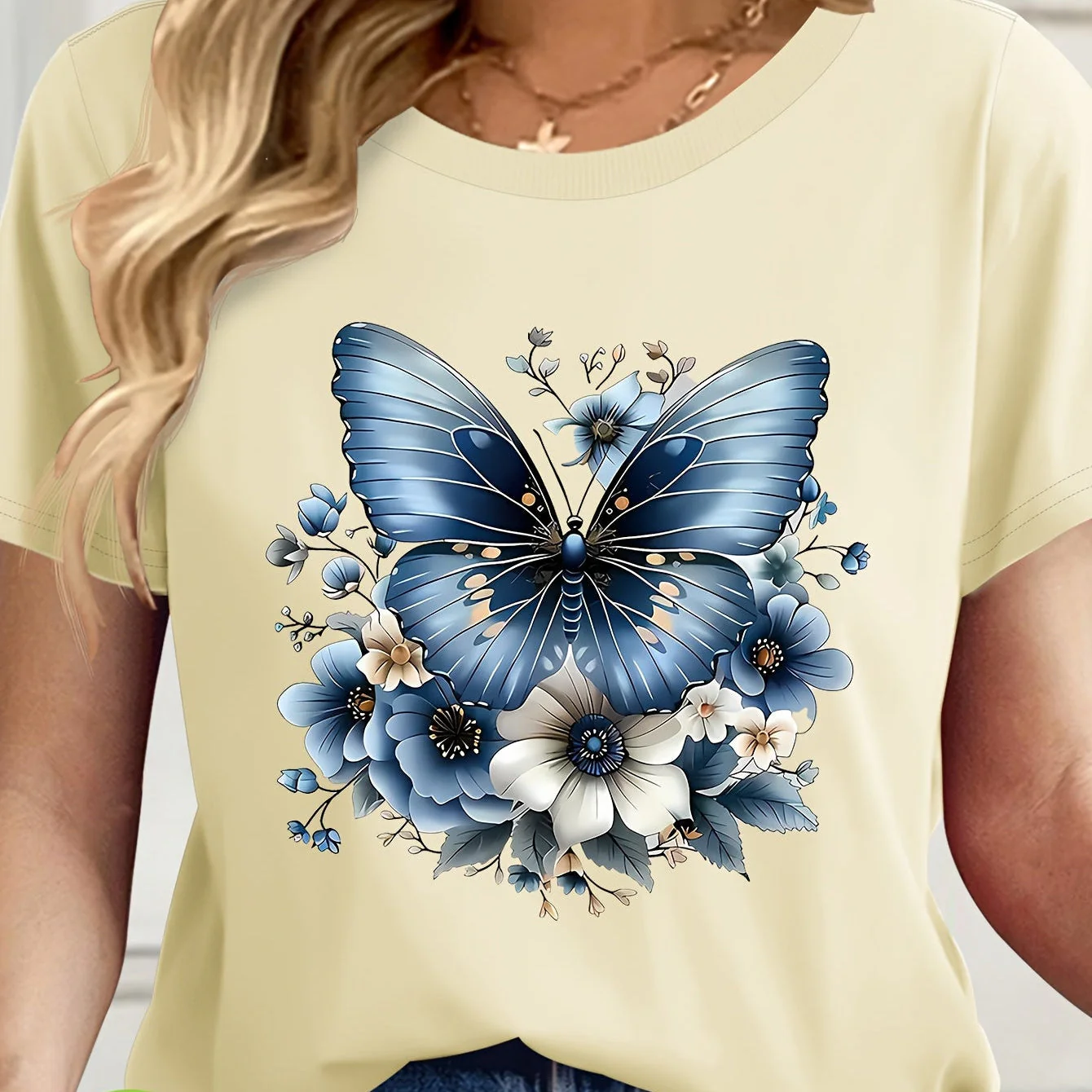 T-shirt décontracté femme à manches courtes style moderne pour tous les jours - Image 4