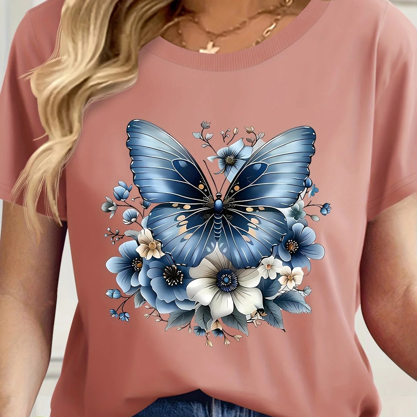 T-shirt décontracté femme à manches courtes style moderne pour tous les jours - Image 6