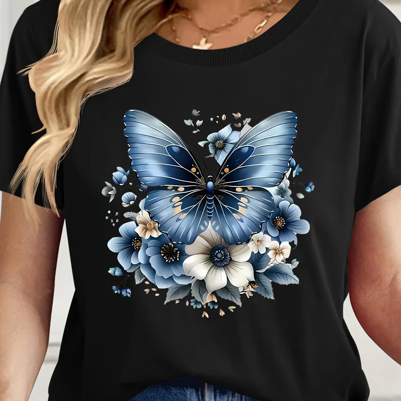 T-shirt décontracté femme à manches courtes style moderne pour tous les jours - Image 7