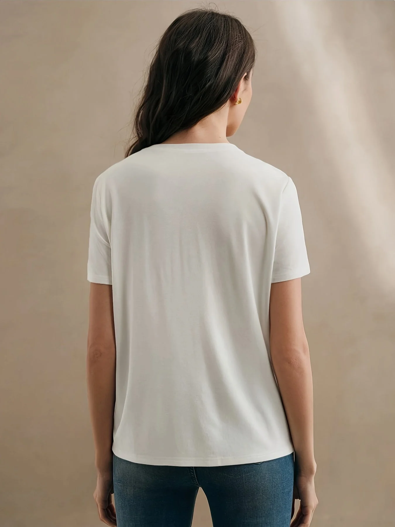 T-shirt décontracté pour femme motif citrons brodés style fruité tendance - Image 4