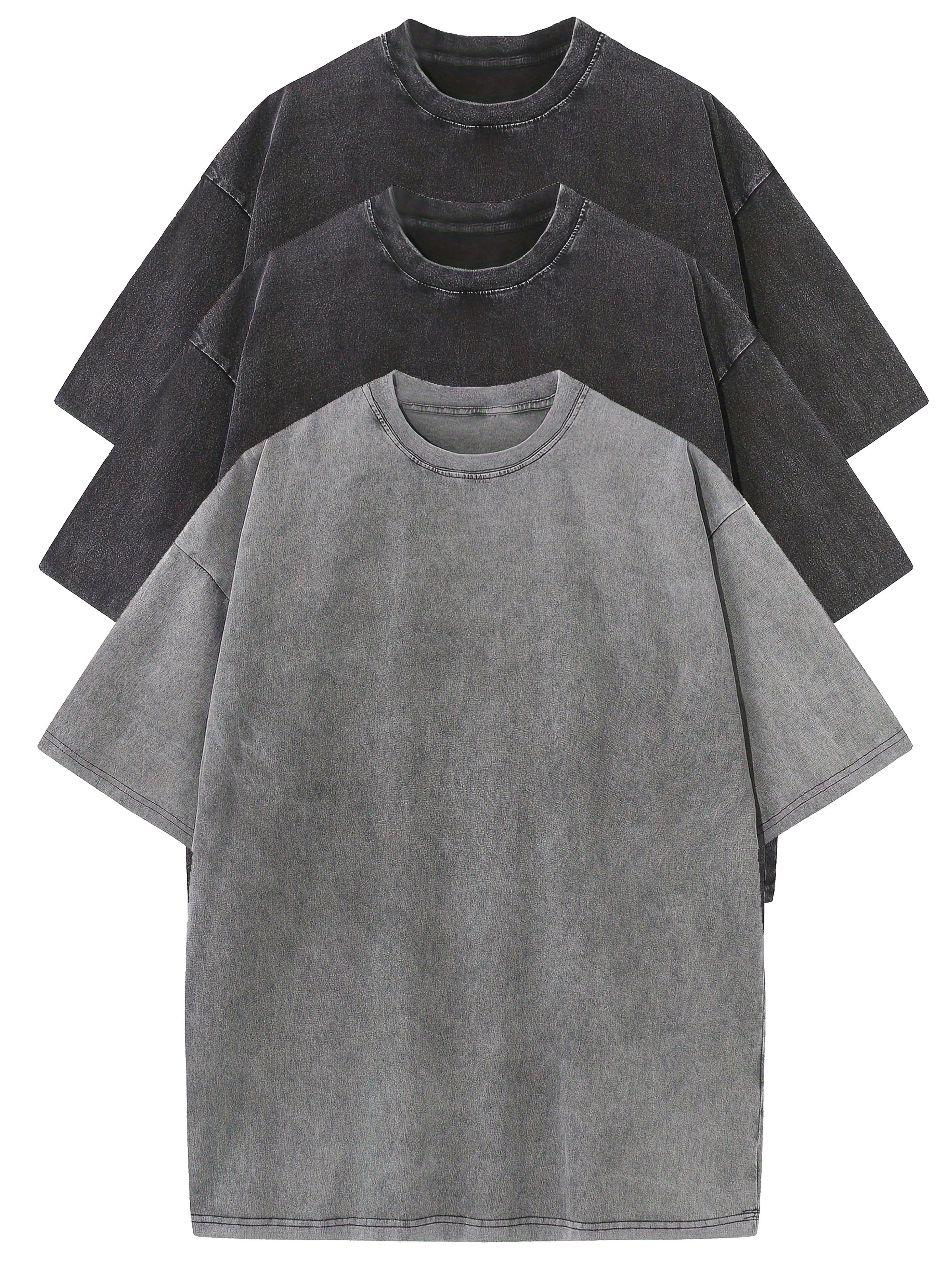 T-shirt décontracté homme coupe ample style urbain pour usage quotidien - Image 2