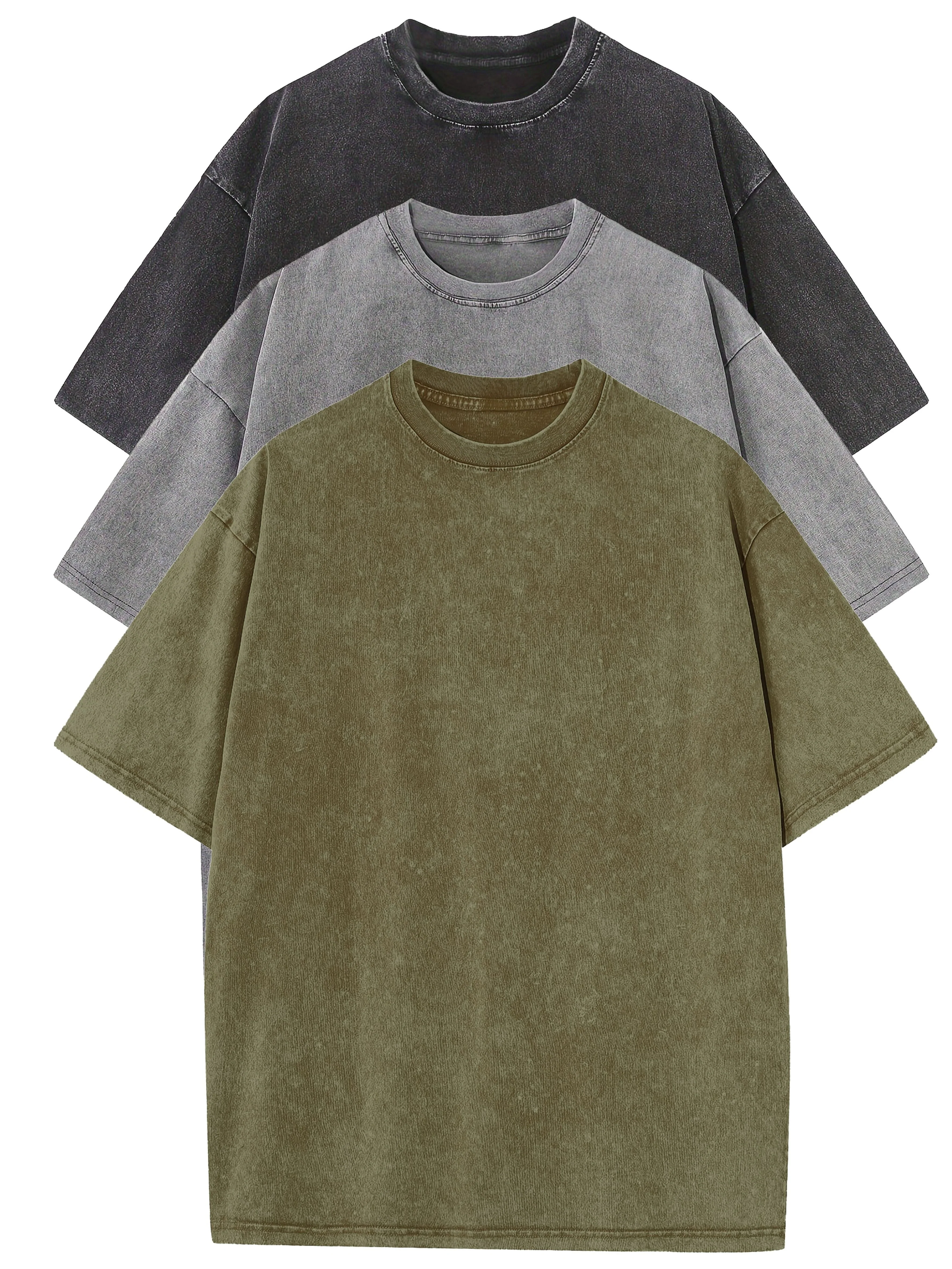 T-shirt décontracté homme coupe ample style urbain pour usage quotidien - Image 3