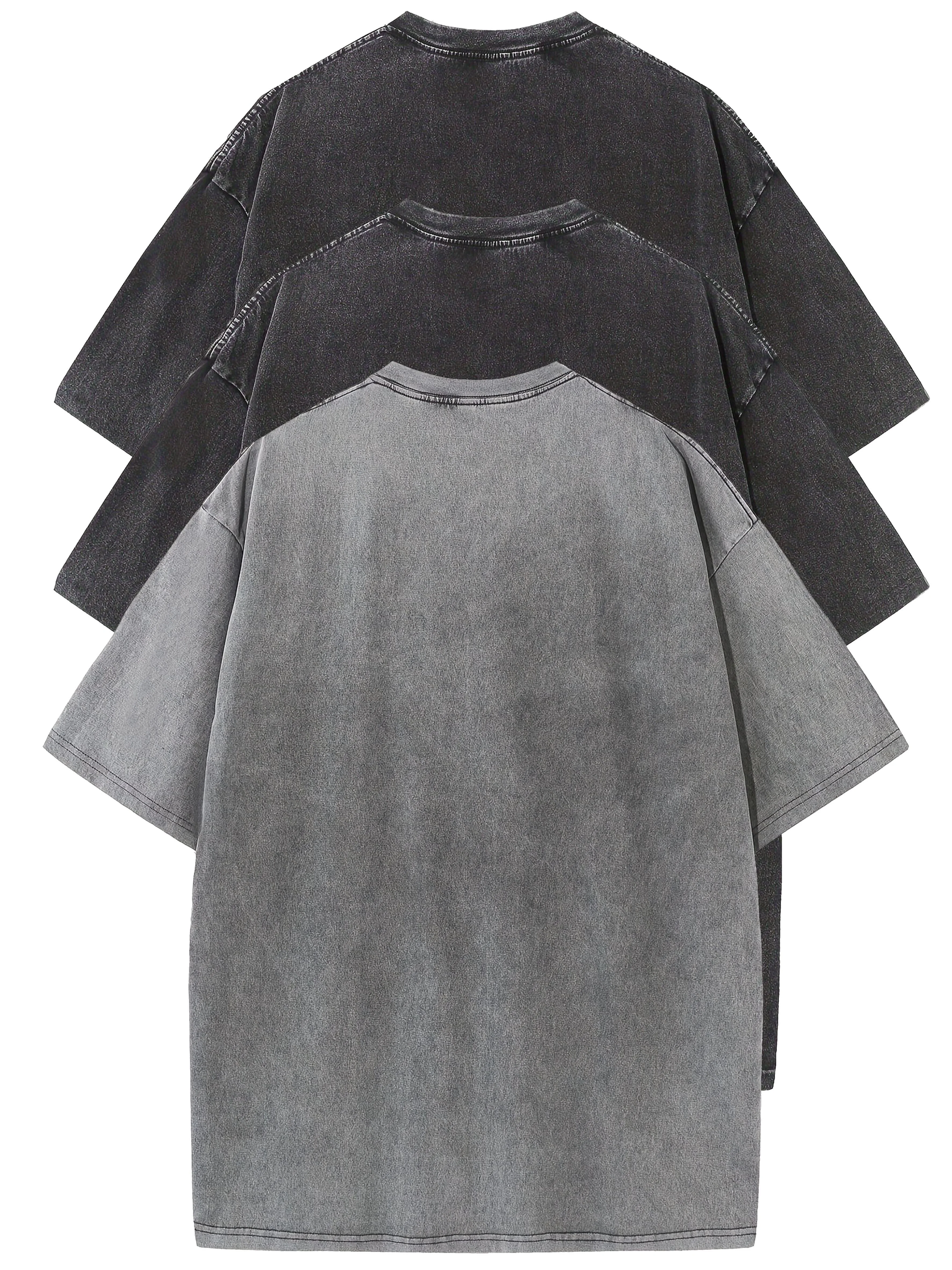 T-shirt décontracté homme coupe ample style urbain pour usage quotidien - Image 9