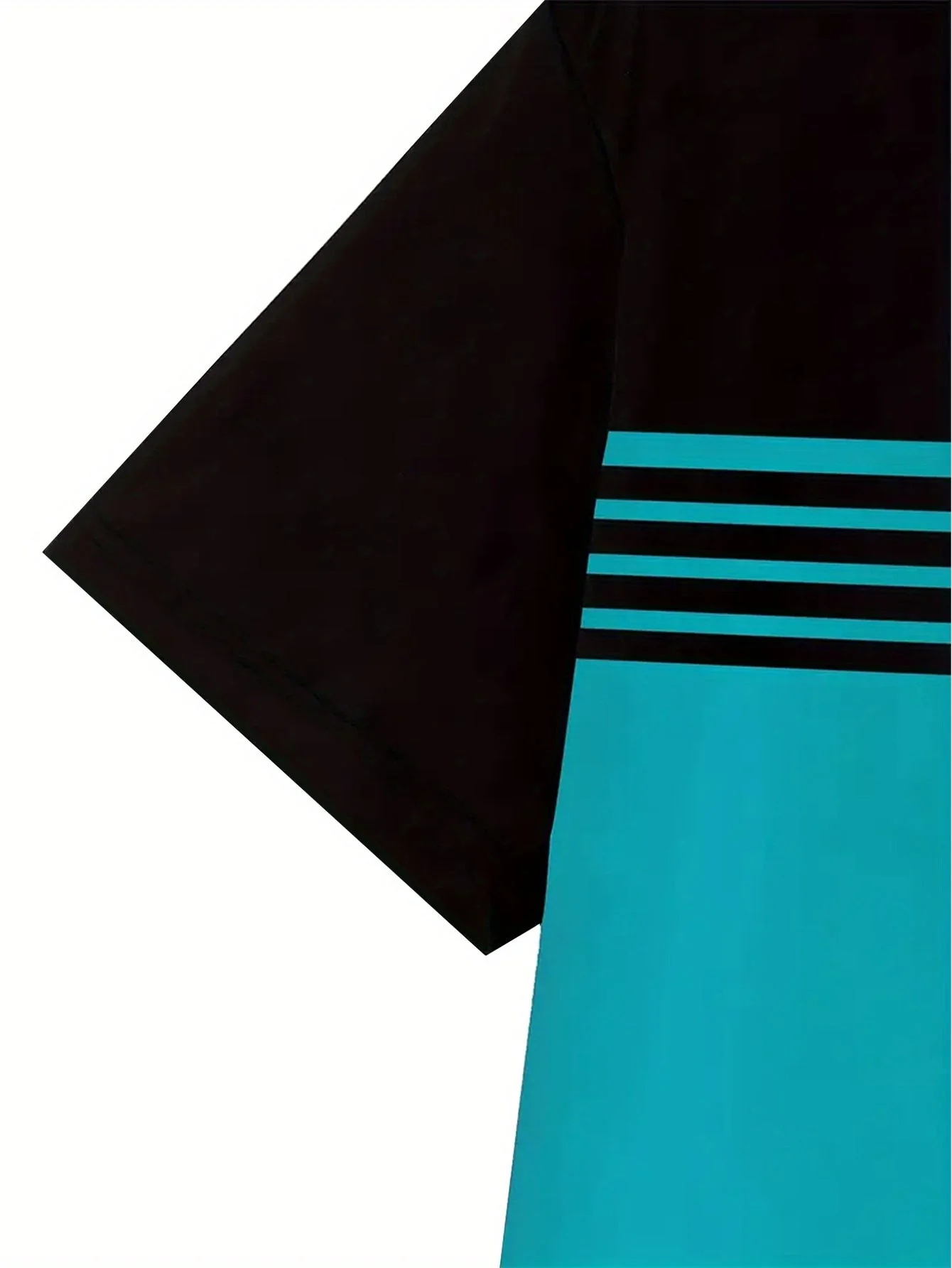 T-shirt décontracté homme style biker à motif rayé – Idéal moto et loisirs - Image 5