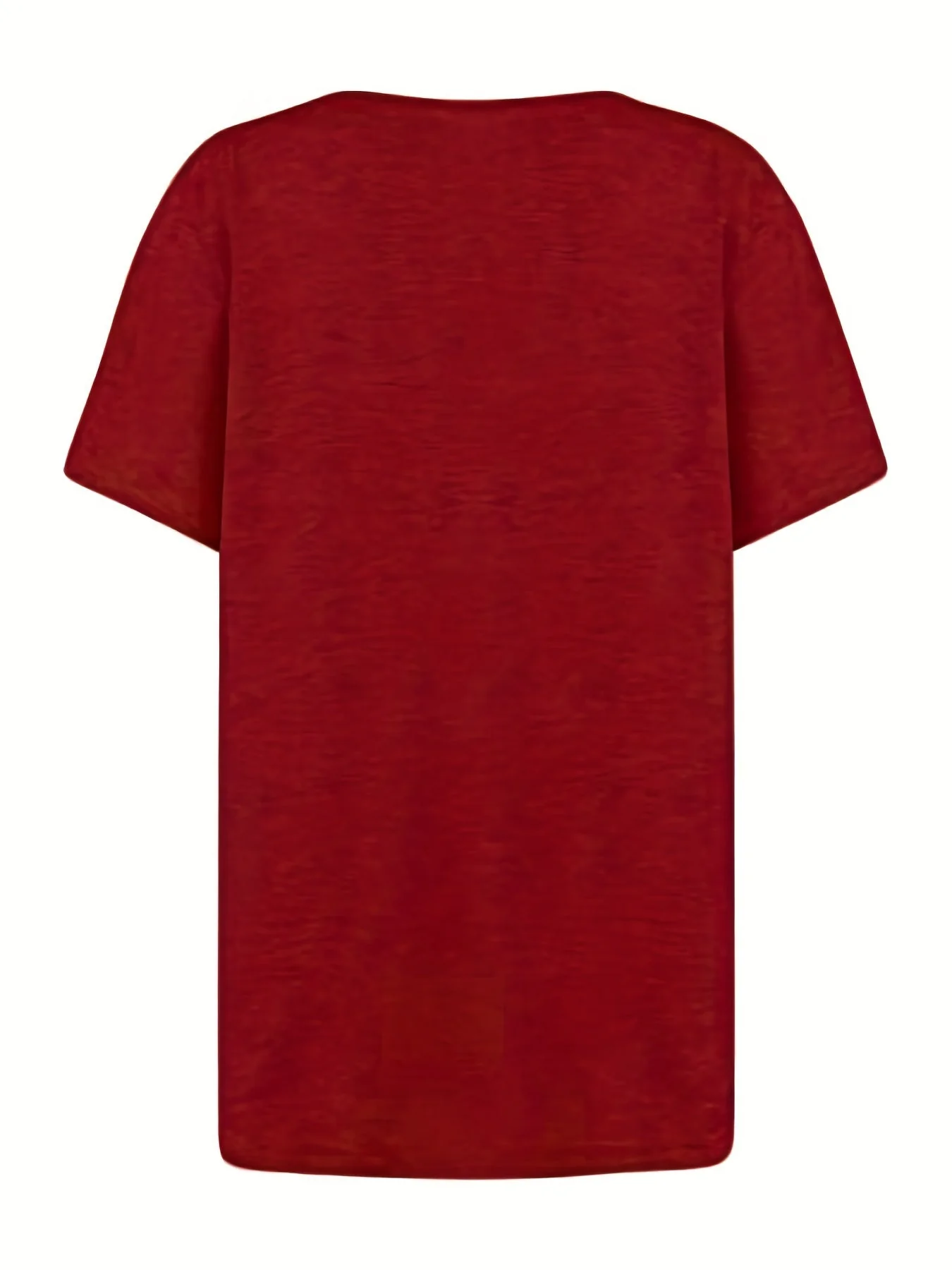 T-shirt femme col asymétrique à boutons style décontracté chic pour loisirs ou sorties - Image 7
