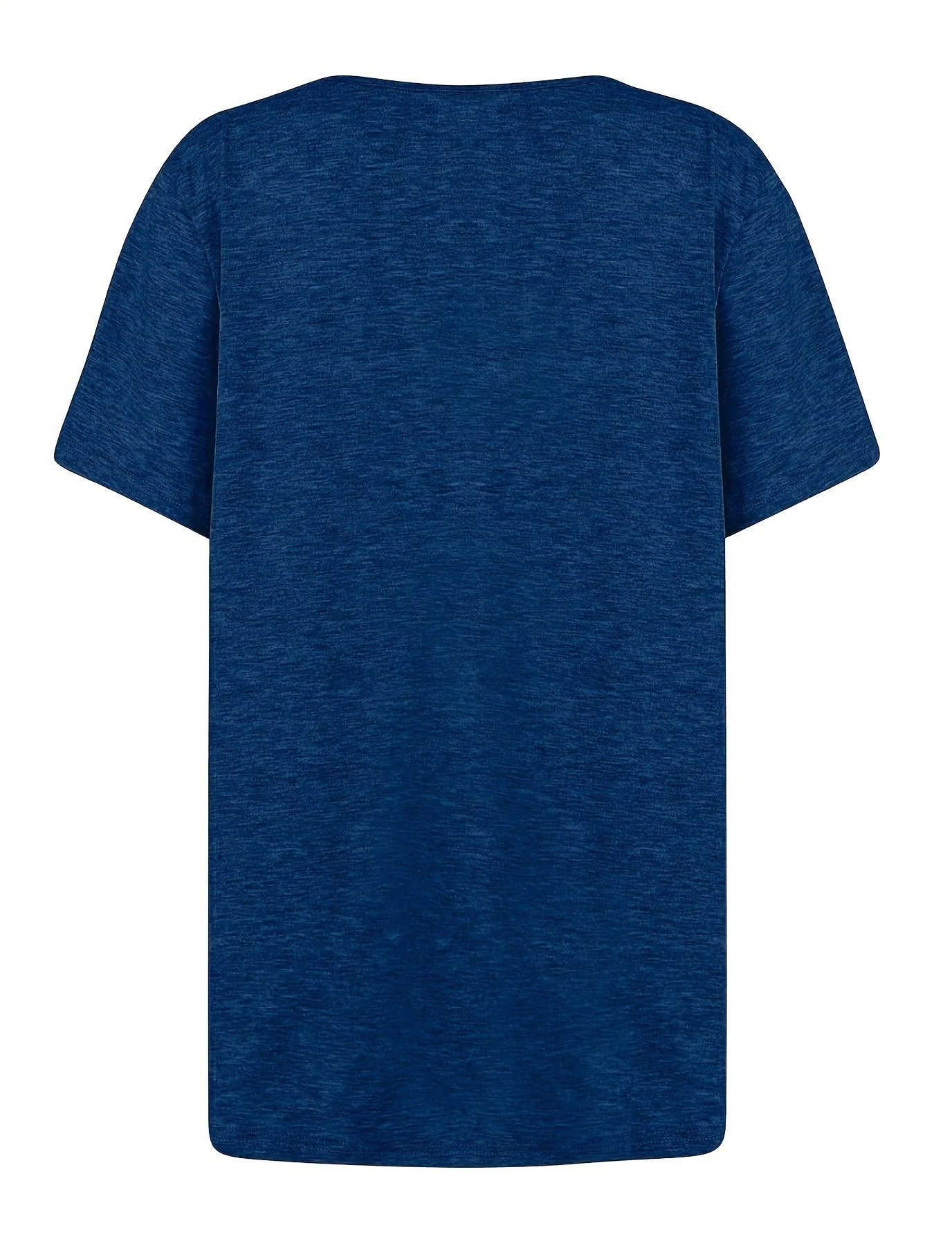 T-shirt femme col asymétrique à boutons style décontracté chic pour loisirs ou sorties - Image 9