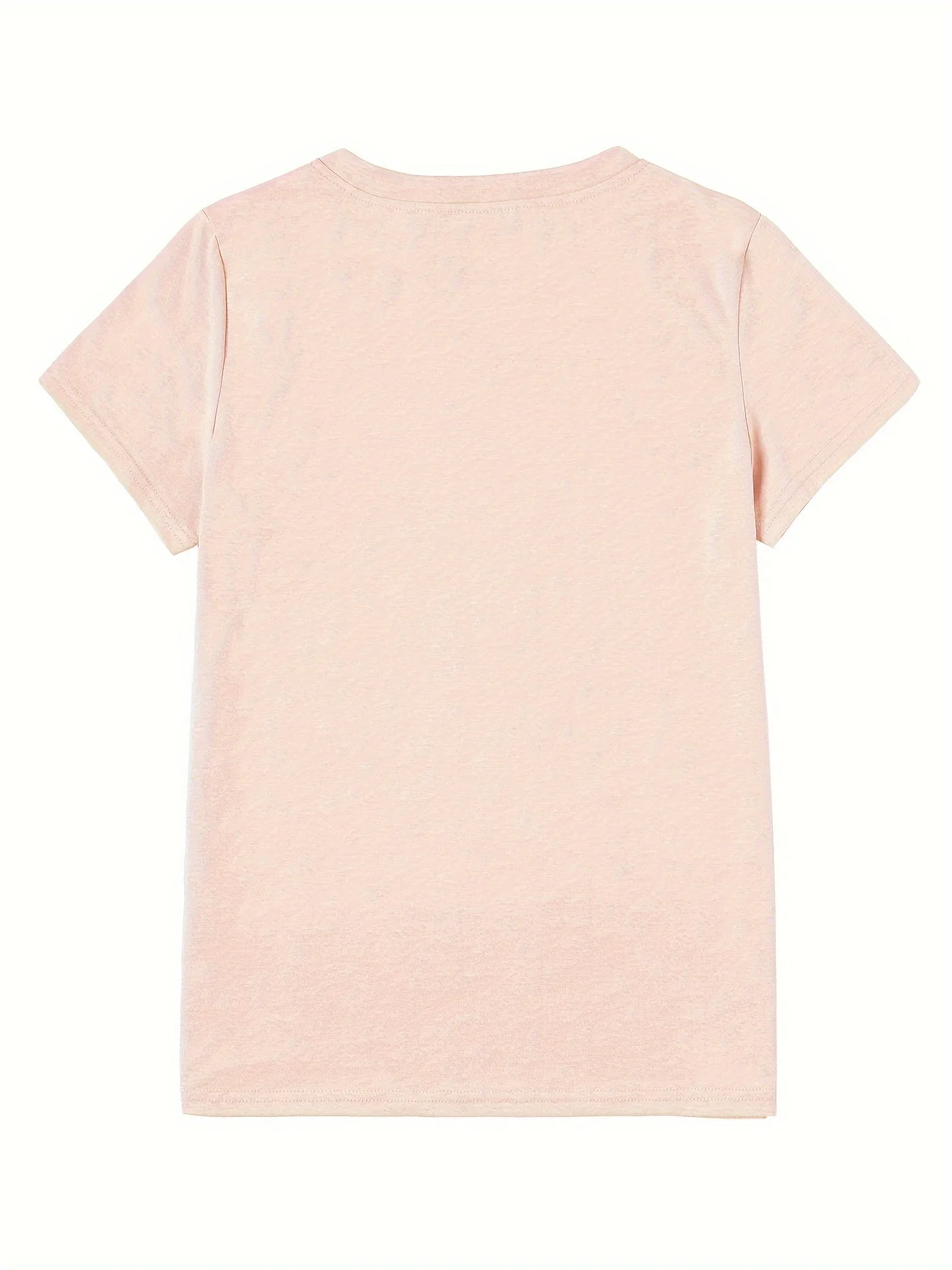 T-shirt Femme Style Décontracté Imprimé Cœur Volant pour Look Estival et Moderne - Image 4