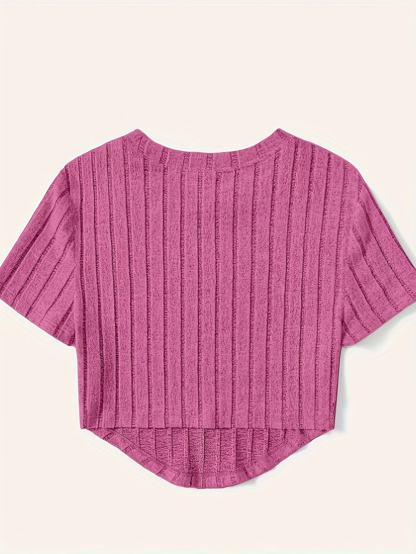 T-shirt Femme Style Décontracté à Manches Courtes Col Rond – Idéal pour l'Été et les Loisirs - Image 10