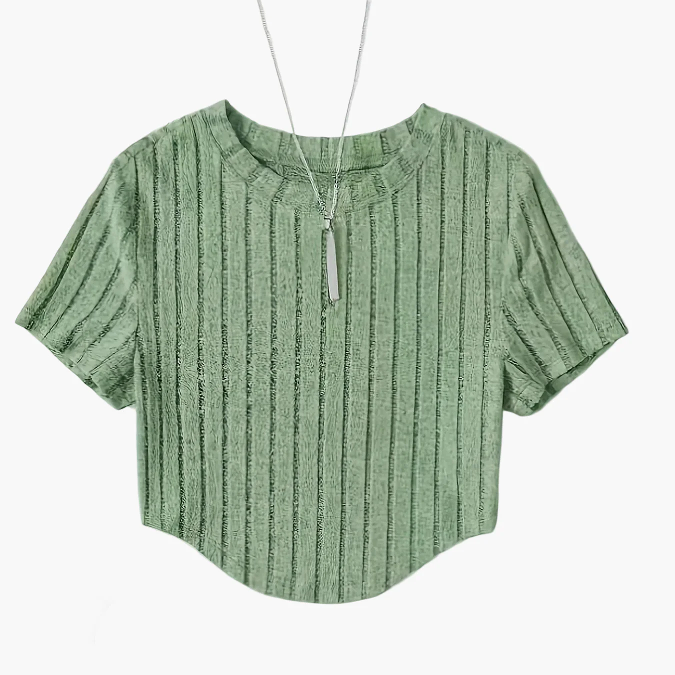 T-shirt Femme Style Décontracté à Manches Courtes Col Rond – Idéal pour l'Été et les Loisirs - Image 13