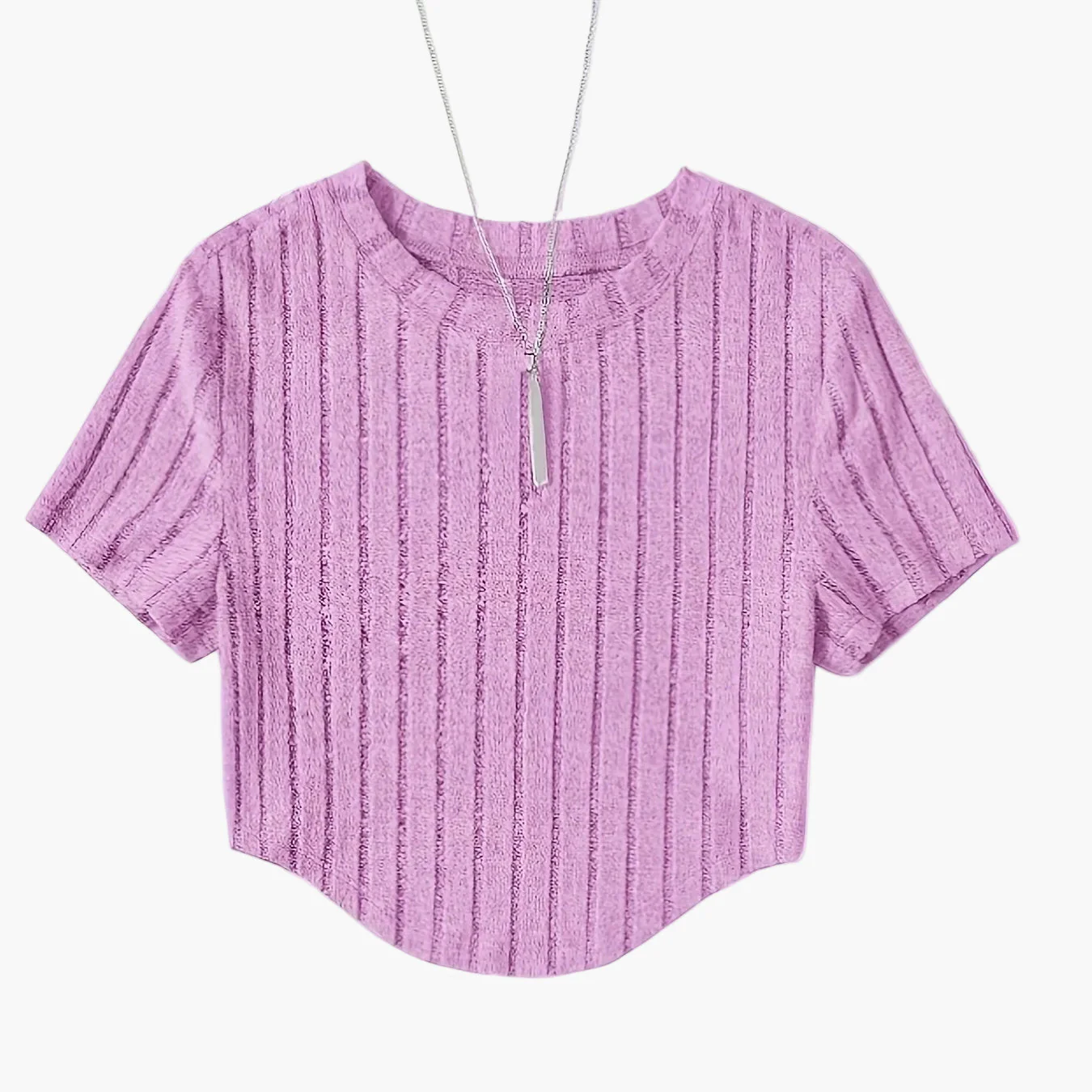 T-shirt Femme Style Décontracté à Manches Courtes Col Rond – Idéal pour l'Été et les Loisirs - Image 14