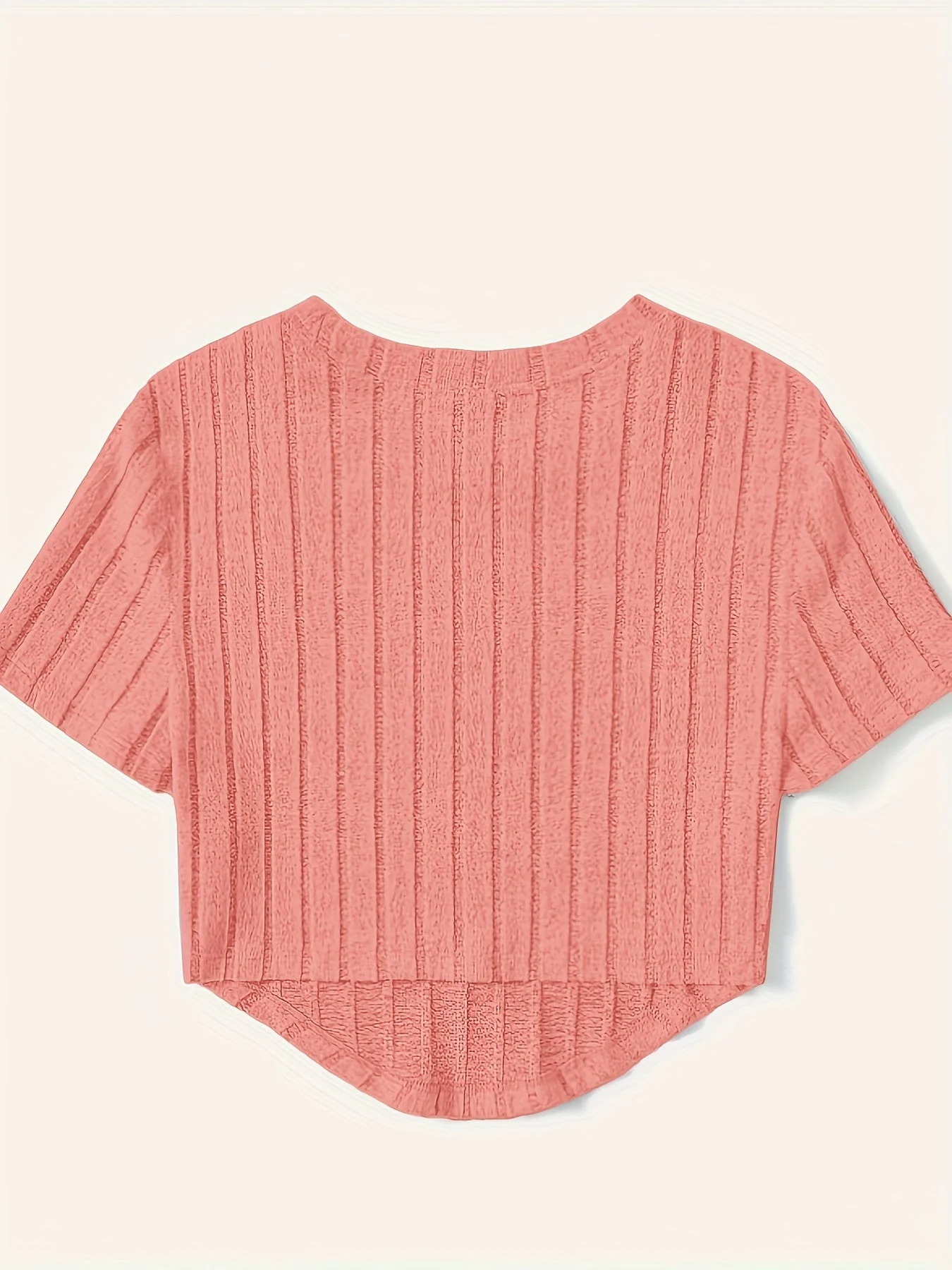 T-shirt Femme Style Décontracté à Manches Courtes Col Rond – Idéal pour l'Été et les Loisirs - Image 6