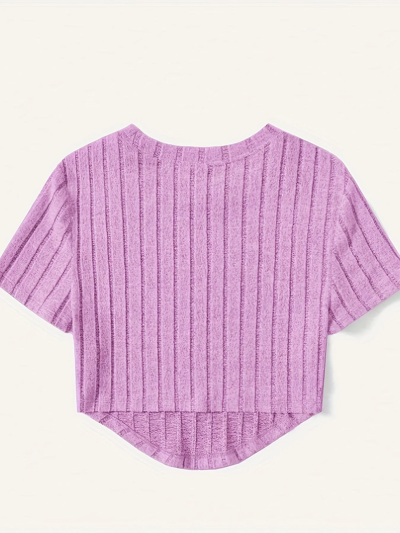 T-shirt Femme Style Décontracté à Manches Courtes Col Rond – Idéal pour l'Été et les Loisirs - Image 8