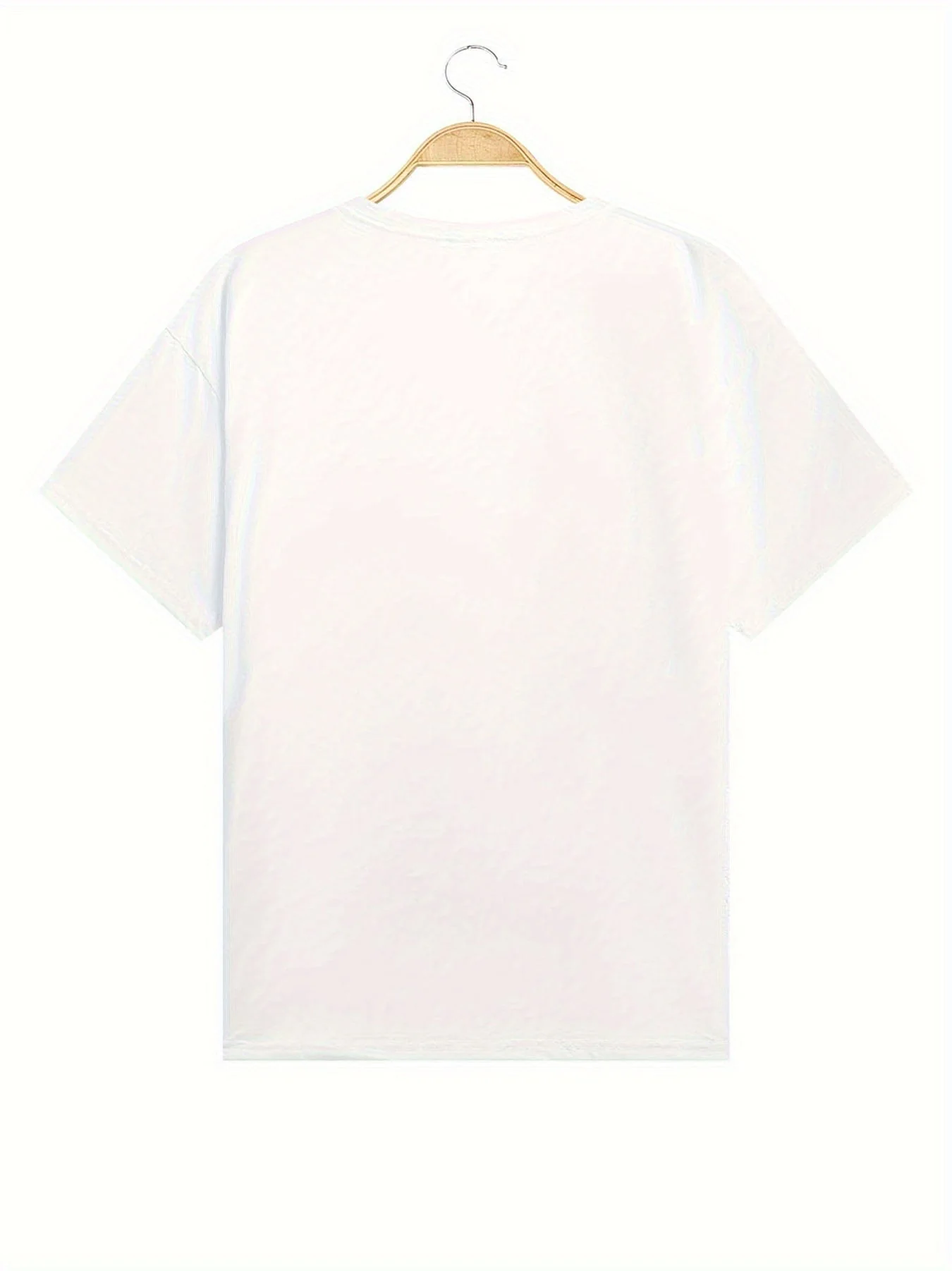 T-shirt femme style vacances à motif cœurs dégradés - Coupe décontractée, col rond - Image 3