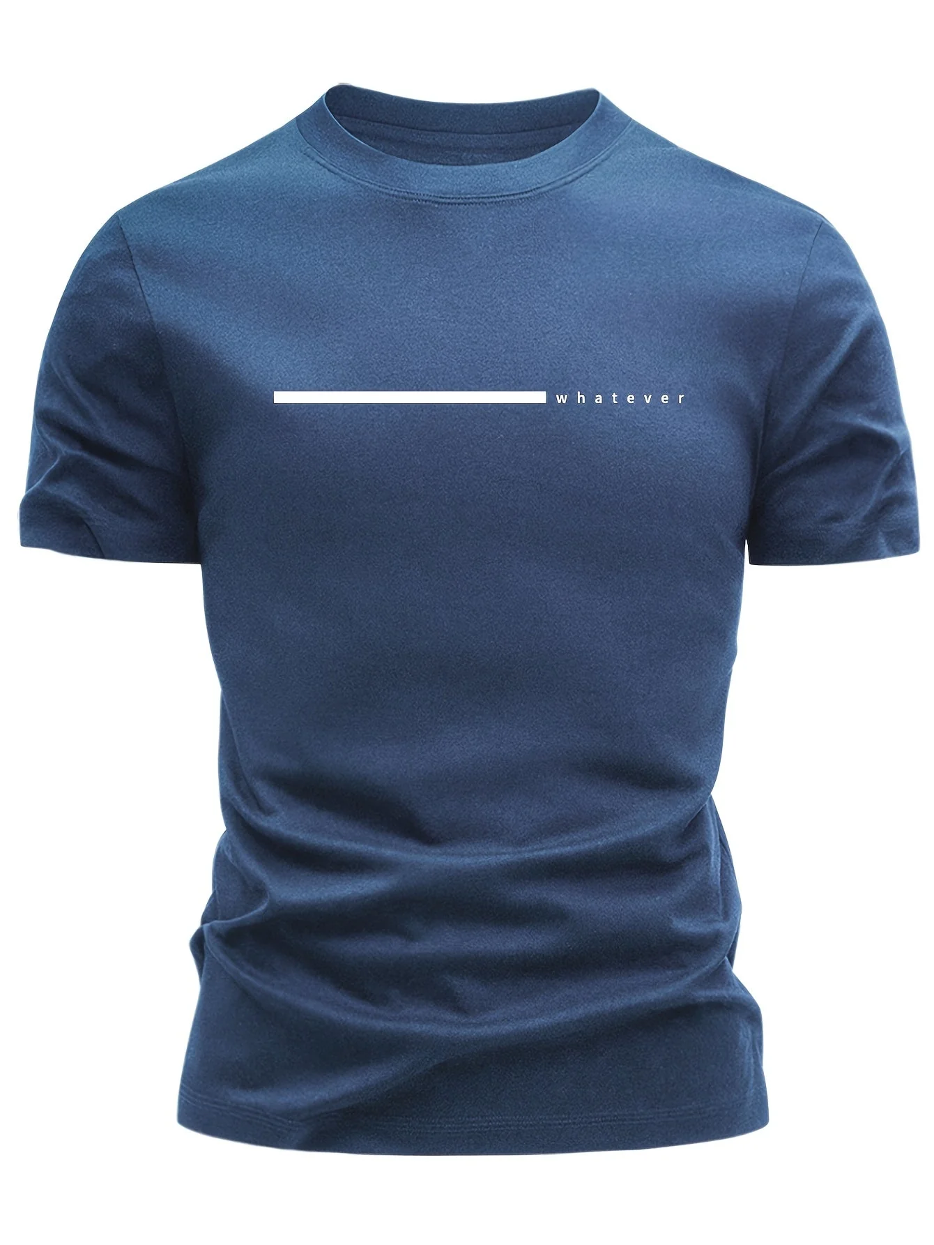 T-shirt homme style décontracté « whatever » imprimé moderne pour tous les jours - Image 6