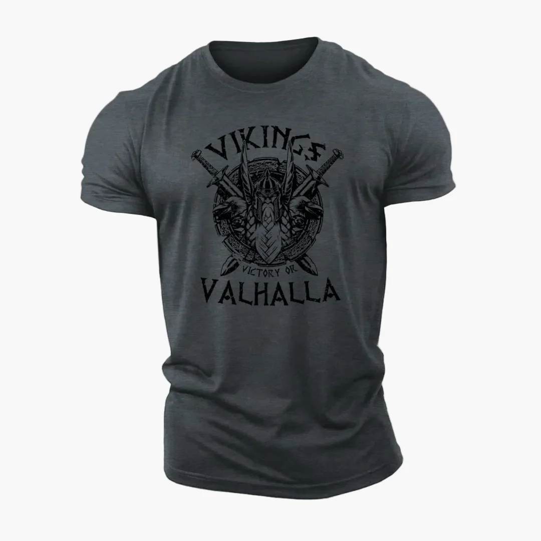 T-shirt Homme Viking Valhalla Style Nordique – Casual et Tendance - Image 3