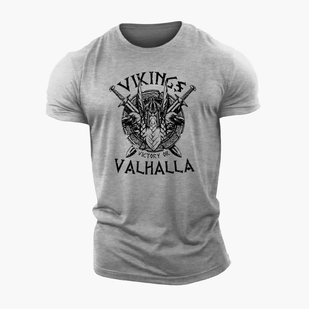 T-shirt Homme Viking Valhalla Style Nordique – Casual et Tendance - Image 4