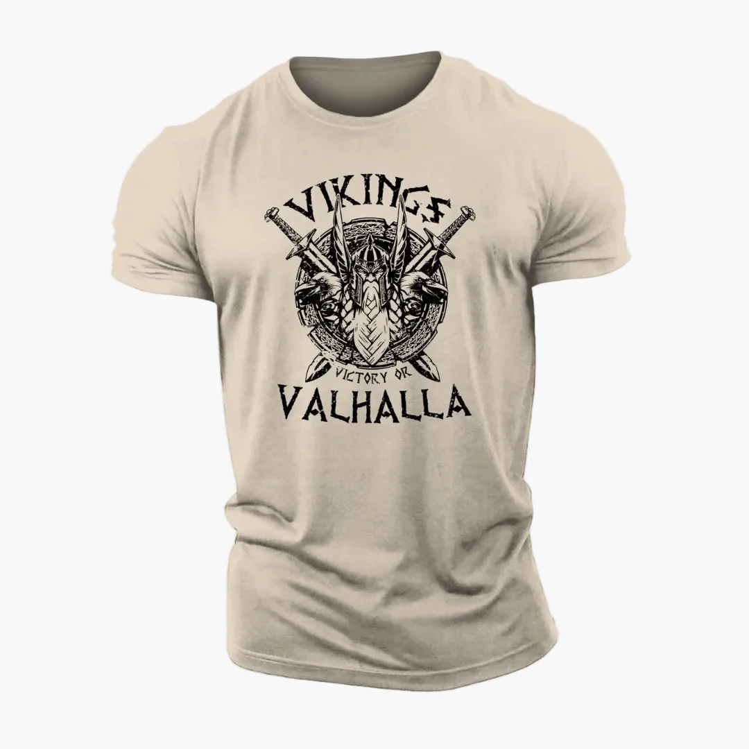 T-shirt Homme Viking Valhalla Style Nordique – Casual et Tendance - Image 5