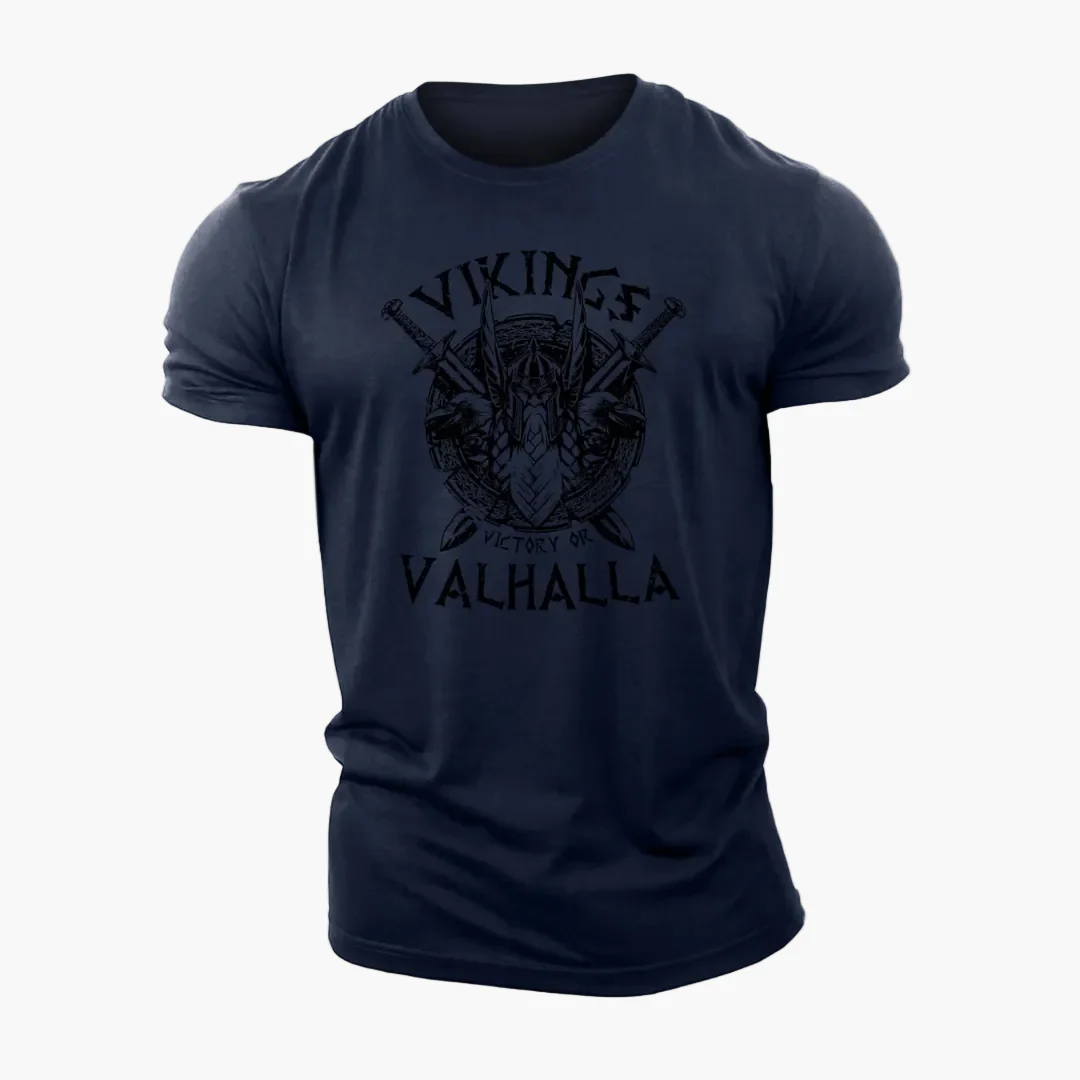T-shirt Homme Viking Valhalla Style Nordique – Casual et Tendance - Image 6