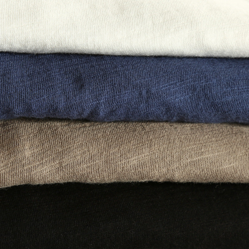 T-shirt à manches longues homme style superposé effet deux-en-un, coupe moderne décontractée - Image 7