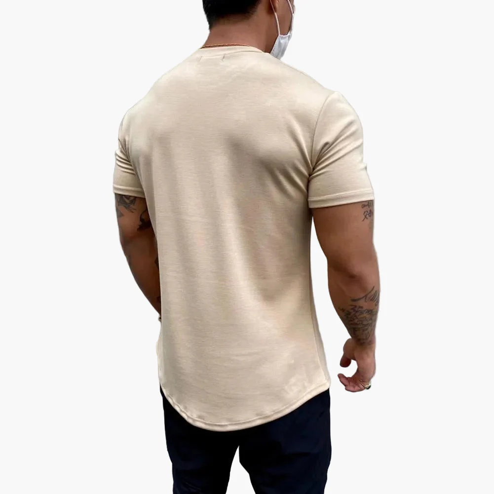 T-shirt Muscle Fit Homme Style Gym pour Entraînement et Casual - Image 4