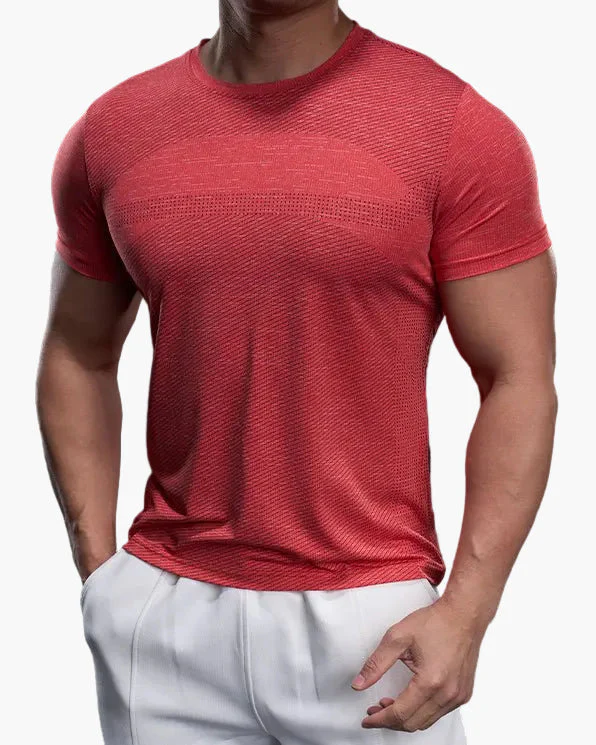 T-shirt de sport homme coupe ajustée pour entraînement et performance - Image 10