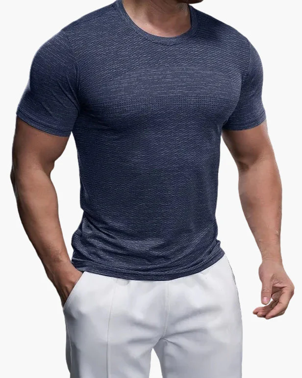 T-shirt de sport homme coupe ajustée pour entraînement et performance - Image 14
