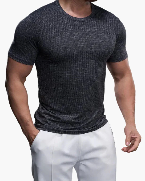 T-shirt de sport homme coupe ajustée pour entraînement et performance - Image 17