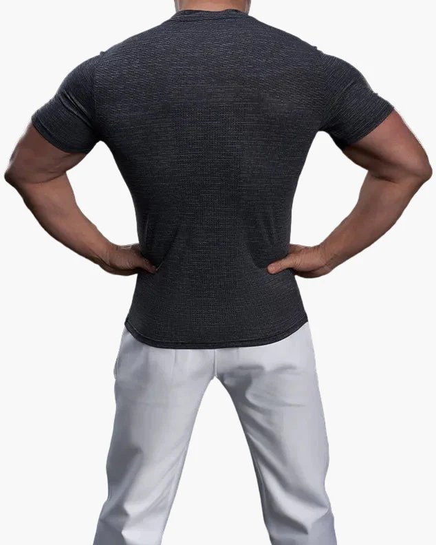 T-shirt de sport homme coupe ajustée pour entraînement et performance - Image 20