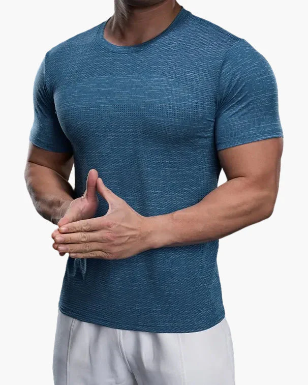 T-shirt de sport homme coupe ajustée pour entraînement et performance - Image 5