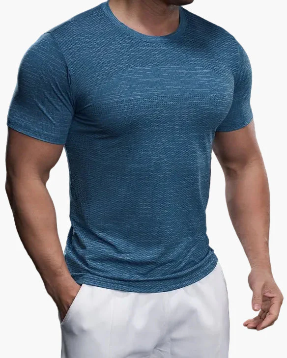 T-shirt de sport homme coupe ajustée pour entraînement et performance - Image 7