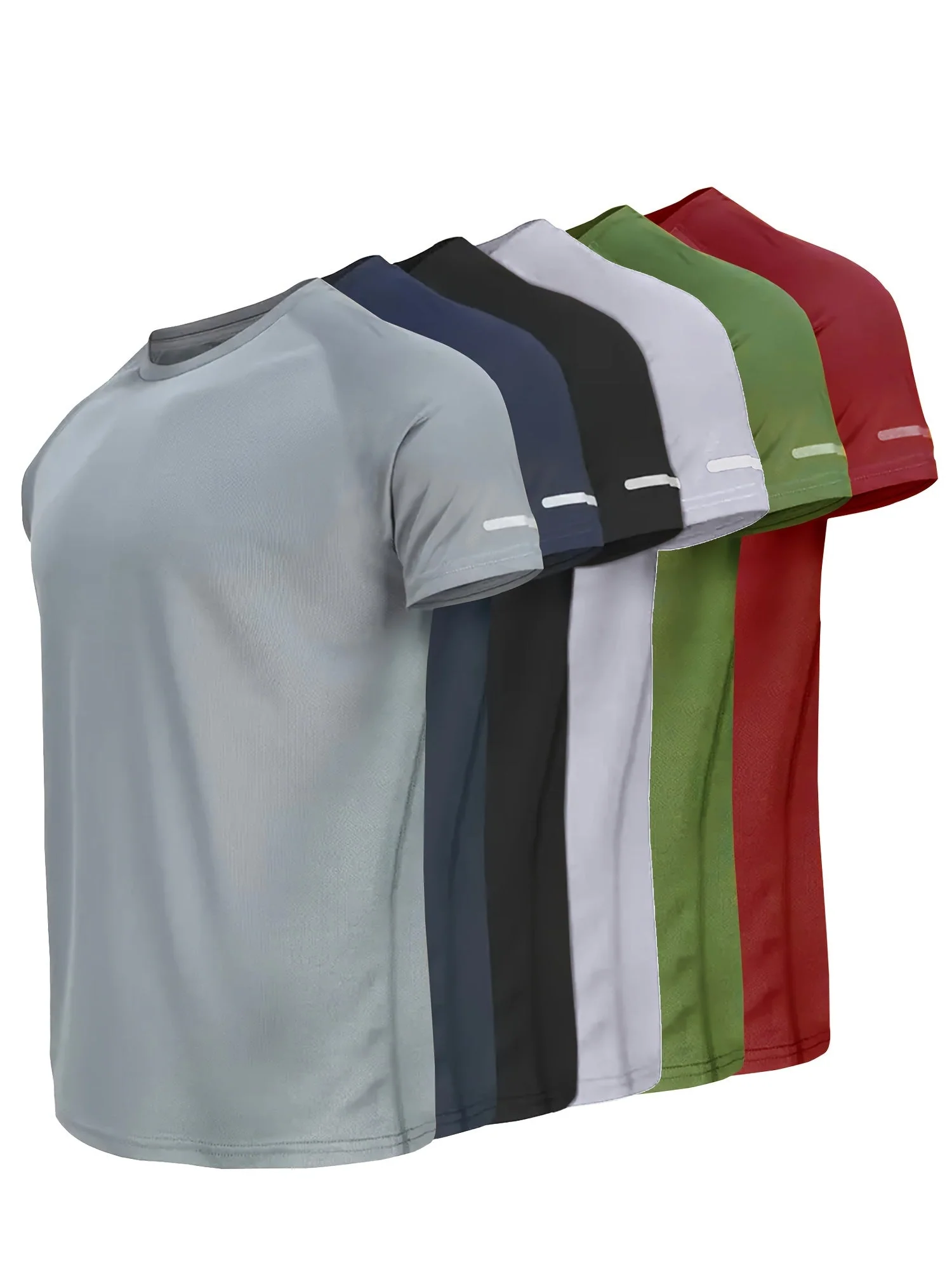 T-shirt de sport homme à manches courtes style moderne pour entraînement et running - Image 2