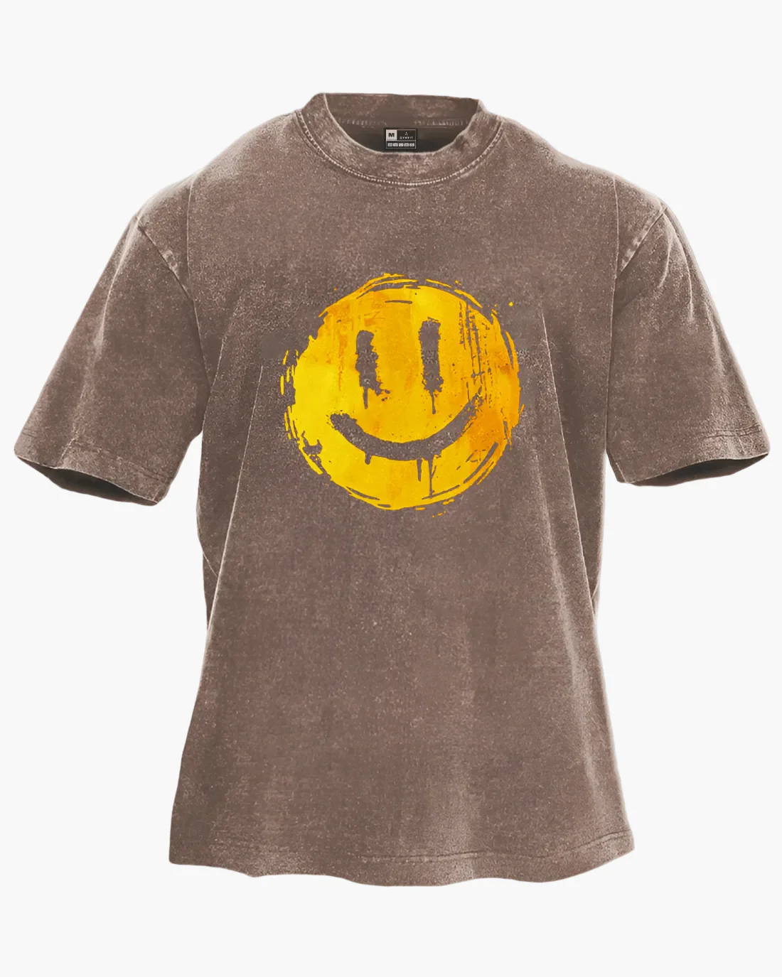 T-shirt unisexe oversize style streetwear smiley – Confort et look tendance - Image 5