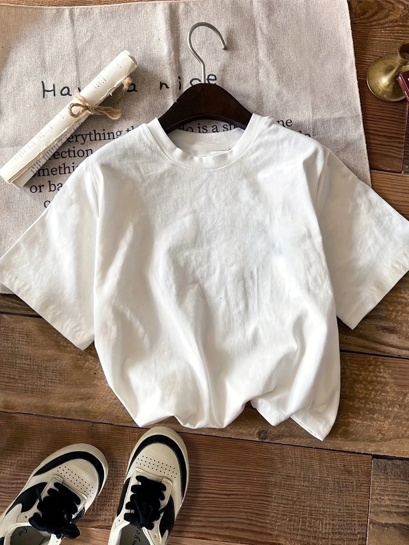 T-shirt unisexe style sportif avec étoile imprimée – idéal pour le printemps et l'été - Image 3