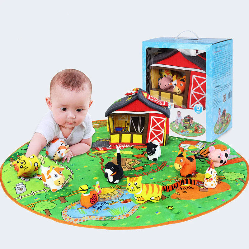 Tapis d'Éveil Jungle pour Bébé – Tapis de Jeu Éducatif avec Animaux en Peluche – Mixte - Image 6