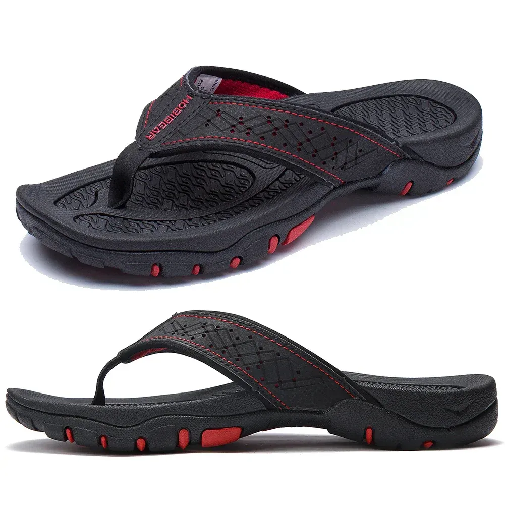 Tongs de sport homme avec soutien de la voûte plantaire – Sandales confort pour marche, plage et activités extérieures - Image 15
