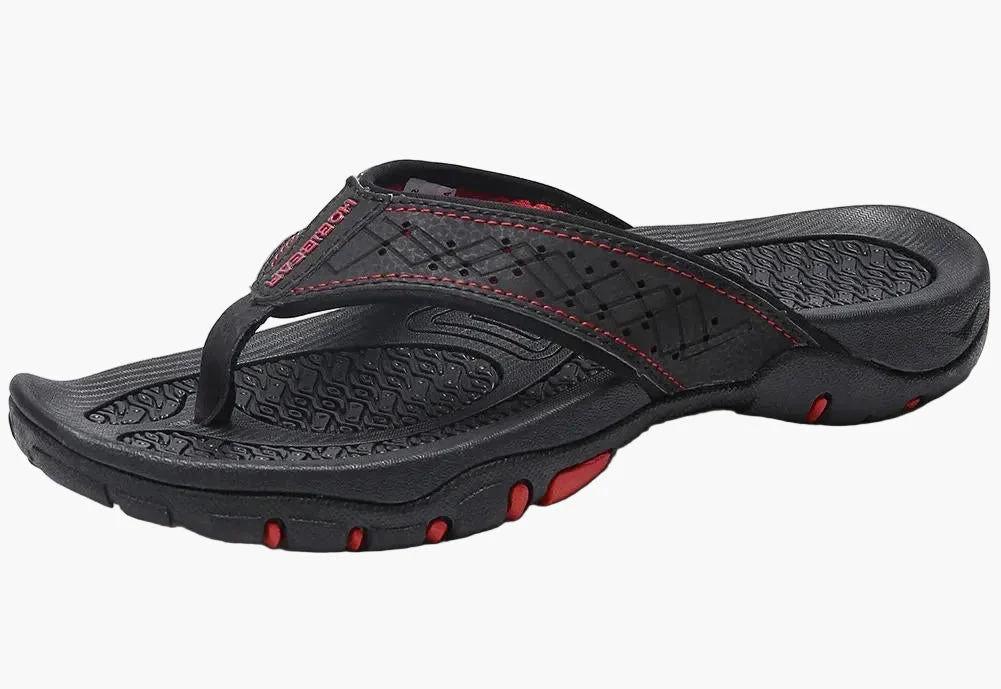 Tongs de sport homme avec soutien de la voûte plantaire – Sandales confort pour marche, plage et activités extérieures - Image 6